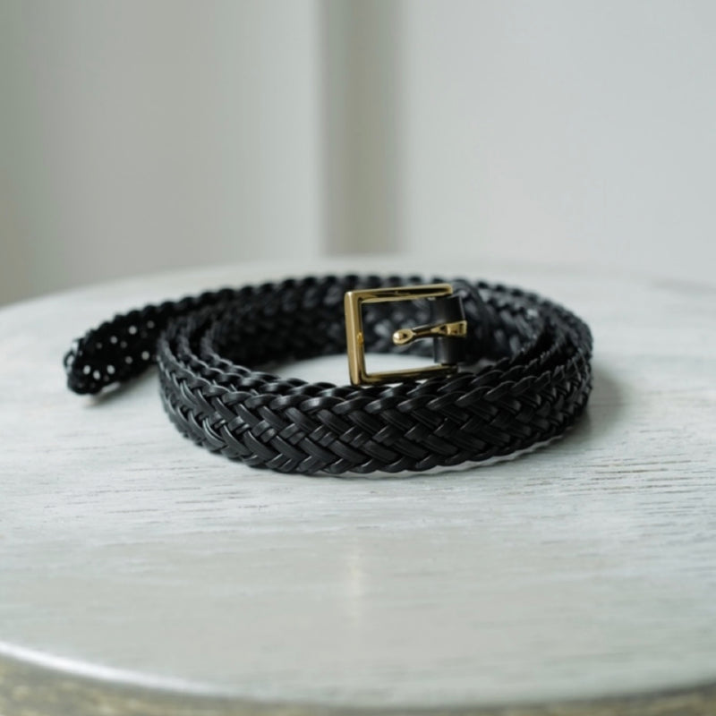 HEUGN LEATHER MESH BELT 