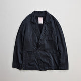 NICENESS WOOL SILK DOUBLE BREAST ROBE JACKET "W.MORTON"