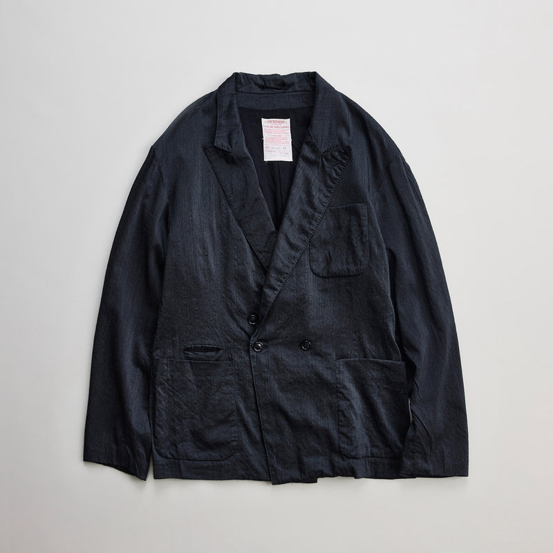 NICENESS#ナイスネス#W.MORTON#26SS NICENESS WOOL SILK DOUBLE BREAST ROBE JACKET 