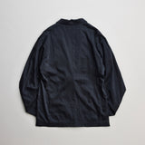 NICENESS WOOL SILK DOUBLE BREAST ROBE JACKET "W.MORTON"