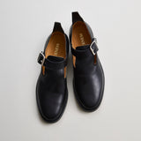 NICENESS HORSE BUTT ENGINEER SANDALS "NEWELL" BLACK