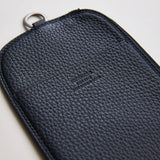 NICENESS LEATHER GADGET CASE "H.KLAUS" & SHORT STRAP "H.S.DAYS"
