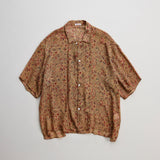 NICENESS SILK CHIFFON OPEN COLAR SS SHIRT "JOSHUA"