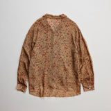NICENESS SILK CHIFFON LOW SLOPE SHIRT "CASTELINO"