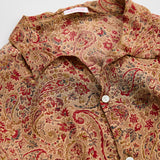 NICENESS SILK CHIFFON LOW SLOPE SHIRT "CASTELINO"
