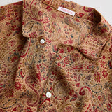 NICENESS SILK CHIFFON OPEN COLAR SS SHIRT "JOSHUA"