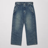 ULTERIOR FADED LIGHT DENIM WORK PANTS