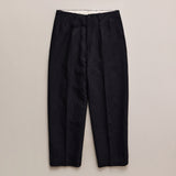NICENESS WOOL HEMP FLYING V TROUSER "H.WISHBONE"