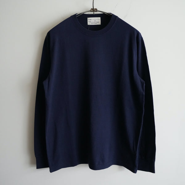 VICTORIA ATHLETICS Long Sleeve Crew Neck Tee NAVY